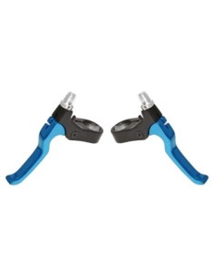 408 Alloy Brake Lever Set Black/Blue.